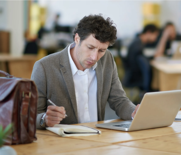 Struggling business owner