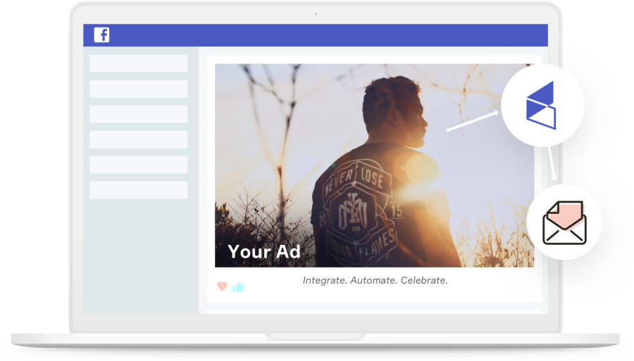 Mockup of Facebook page