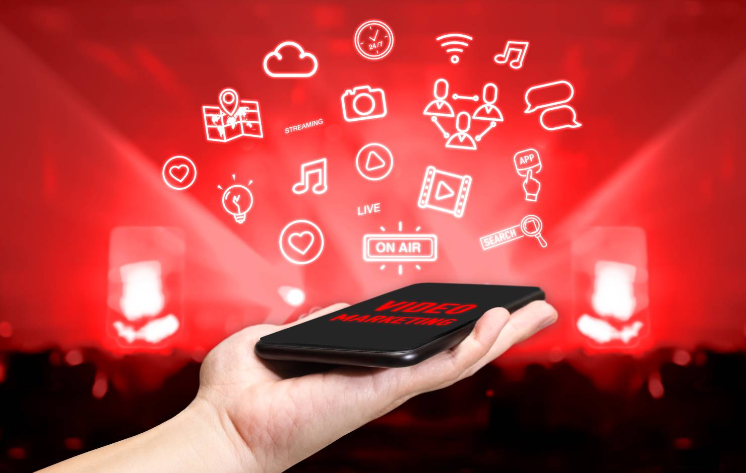 Influencer marketing on live video