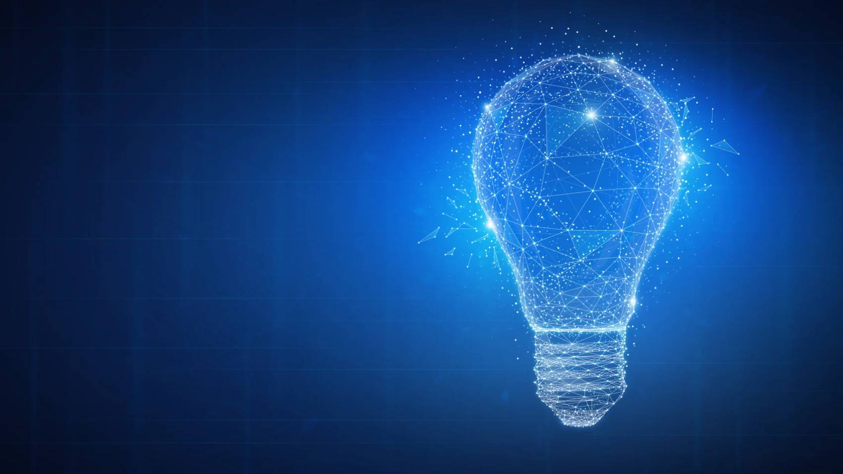 Lightbulb representing AI