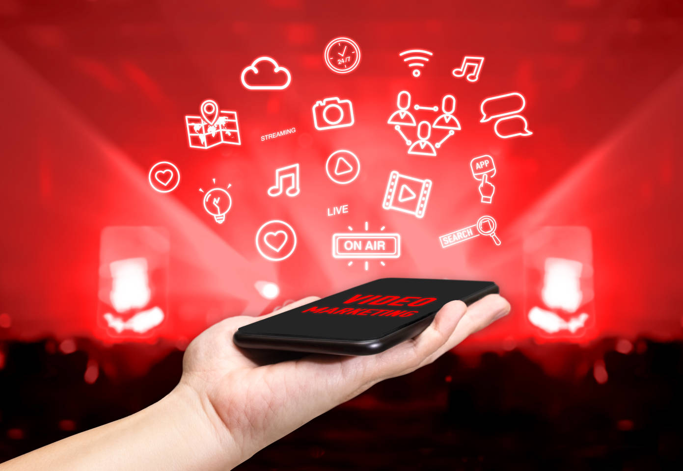 Influencer marketing on live video